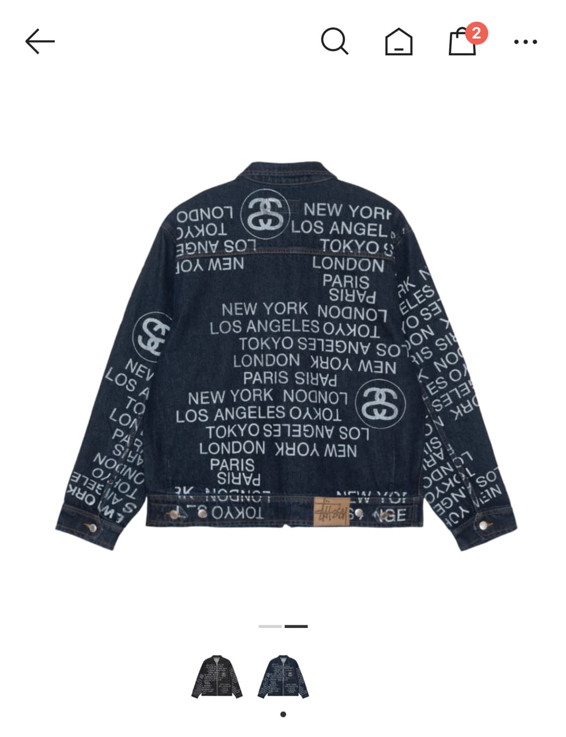 스투시 집 워크 자켓[Stussy Zip Work Jacket] 상품이미지2