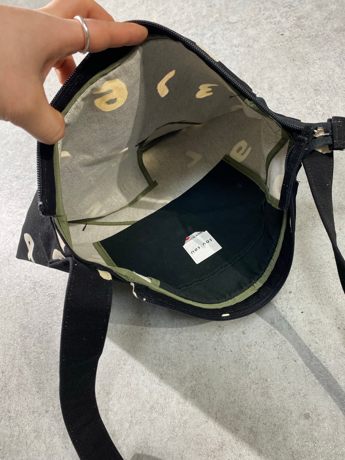 [42*35] SOU SOU 소우소우 코튼 크로스백 상품이미지7