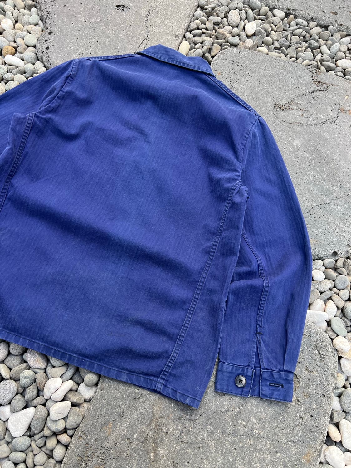 OLD VINTAGE HBT FRENCH WORK 헤링본트윌프렌치워크자켓 상품이미지10