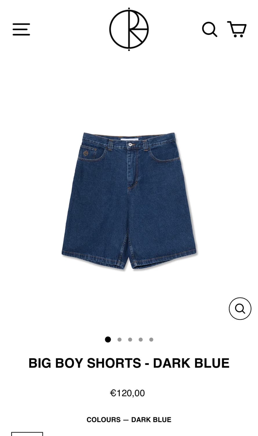 Big boy shorts - dark blue 상품이미지1