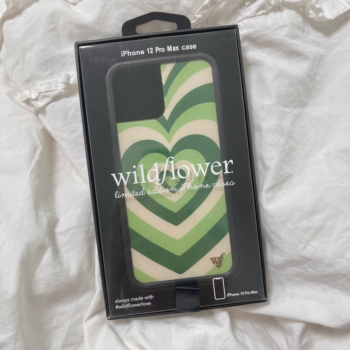 와일드플라워 케이스 아이폰 12 프로 맥스 pro max 그린 하트 상품이미지3