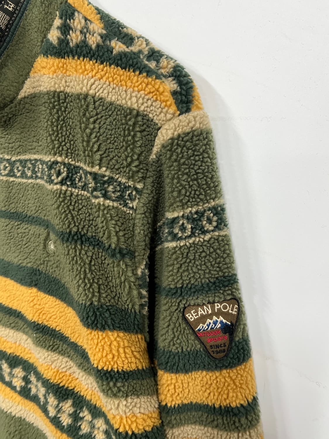 빈폴 빈티지 노르딕 패턴 후리스 집업 상품이미지3