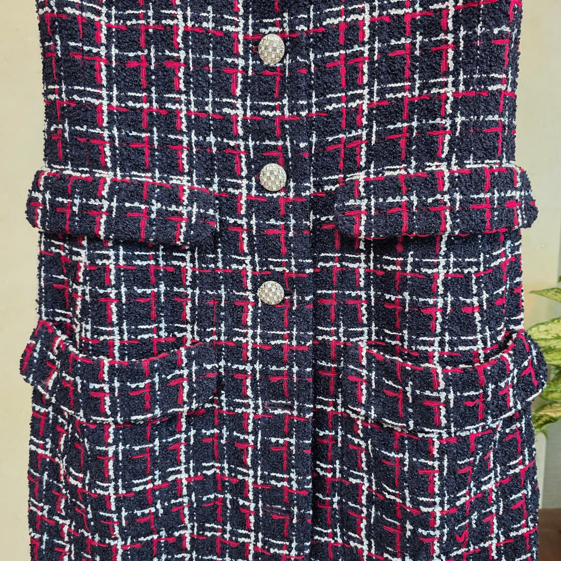 [정품] 샤넬 20P 제니/코마츠나나 착용 트위드 원피스 (36) 상품이미지4