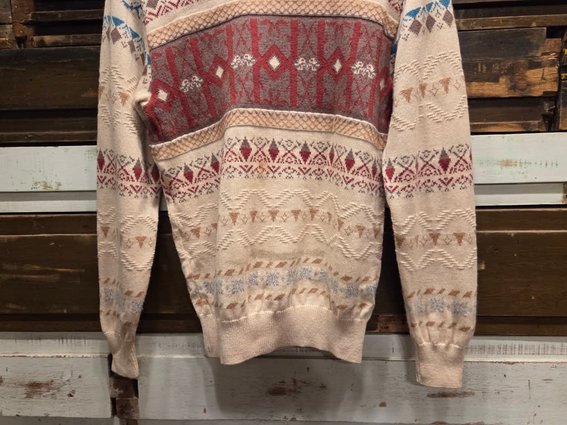 80'S 버버리 페어아일니트 상품이미지7