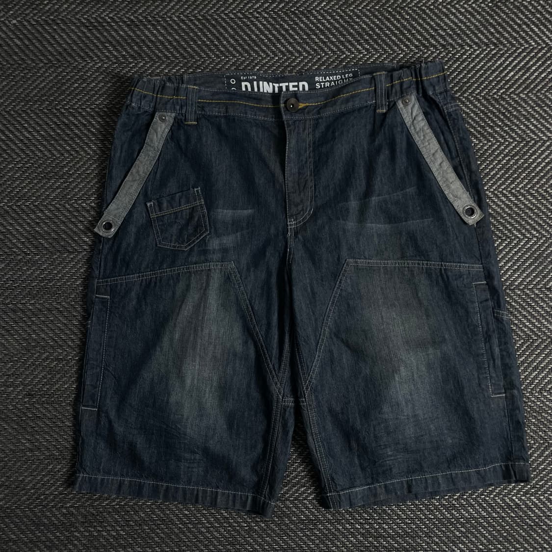 00s Y2K 빈티지 데님 버뮤다 팬츠y 3441 상품이미지2