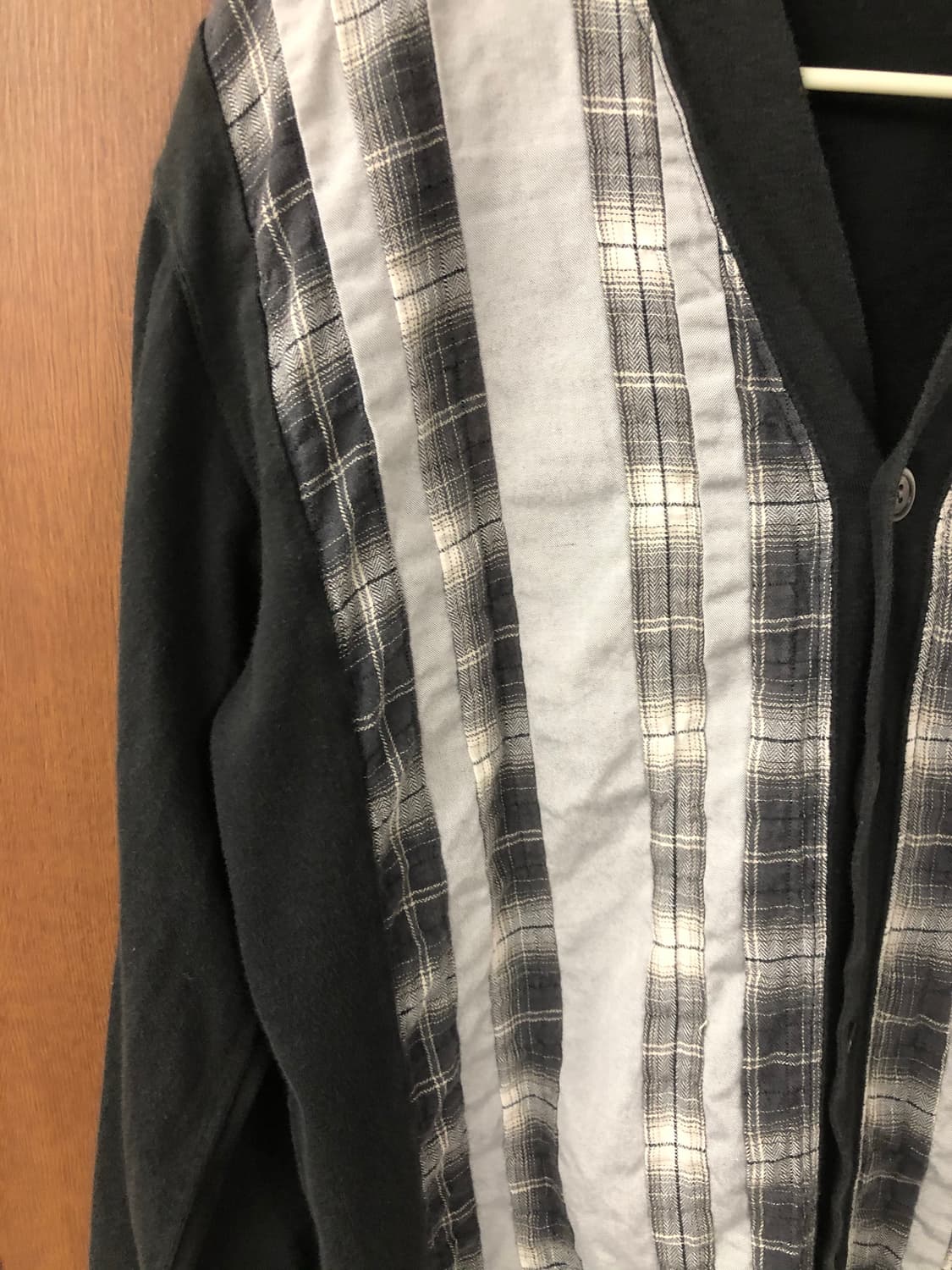 Comme des garcons homme 체크 가디건 s 상품이미지3