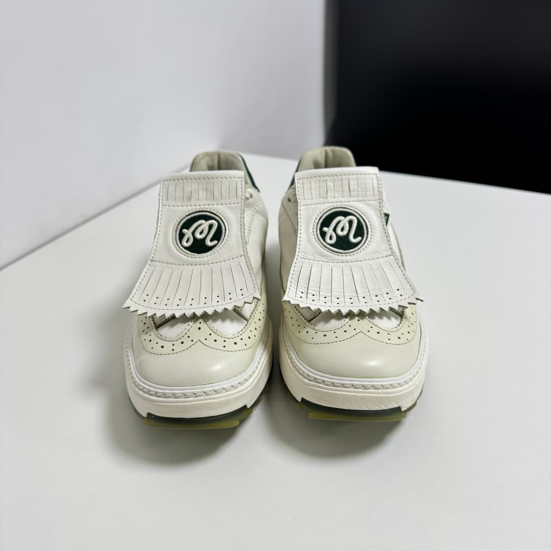 말본 골프화 코스 WHITE GREEN CR 상품이미지1