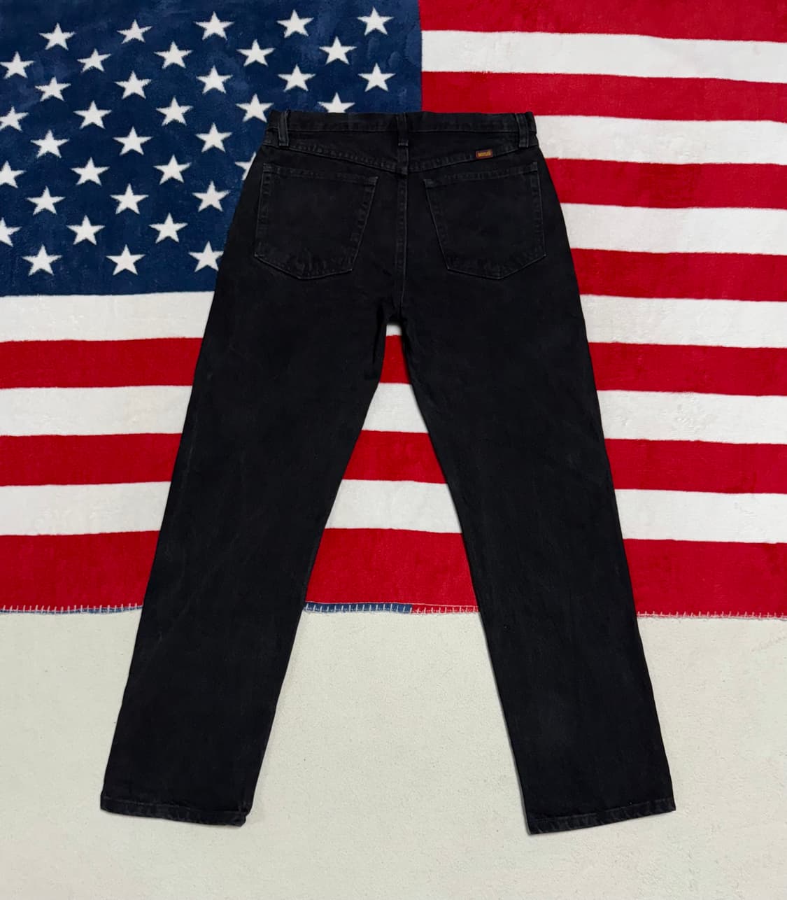 랭글러 서브브랜드 러슬러블랙진Rustler black jeans흑청데님 상품이미지8