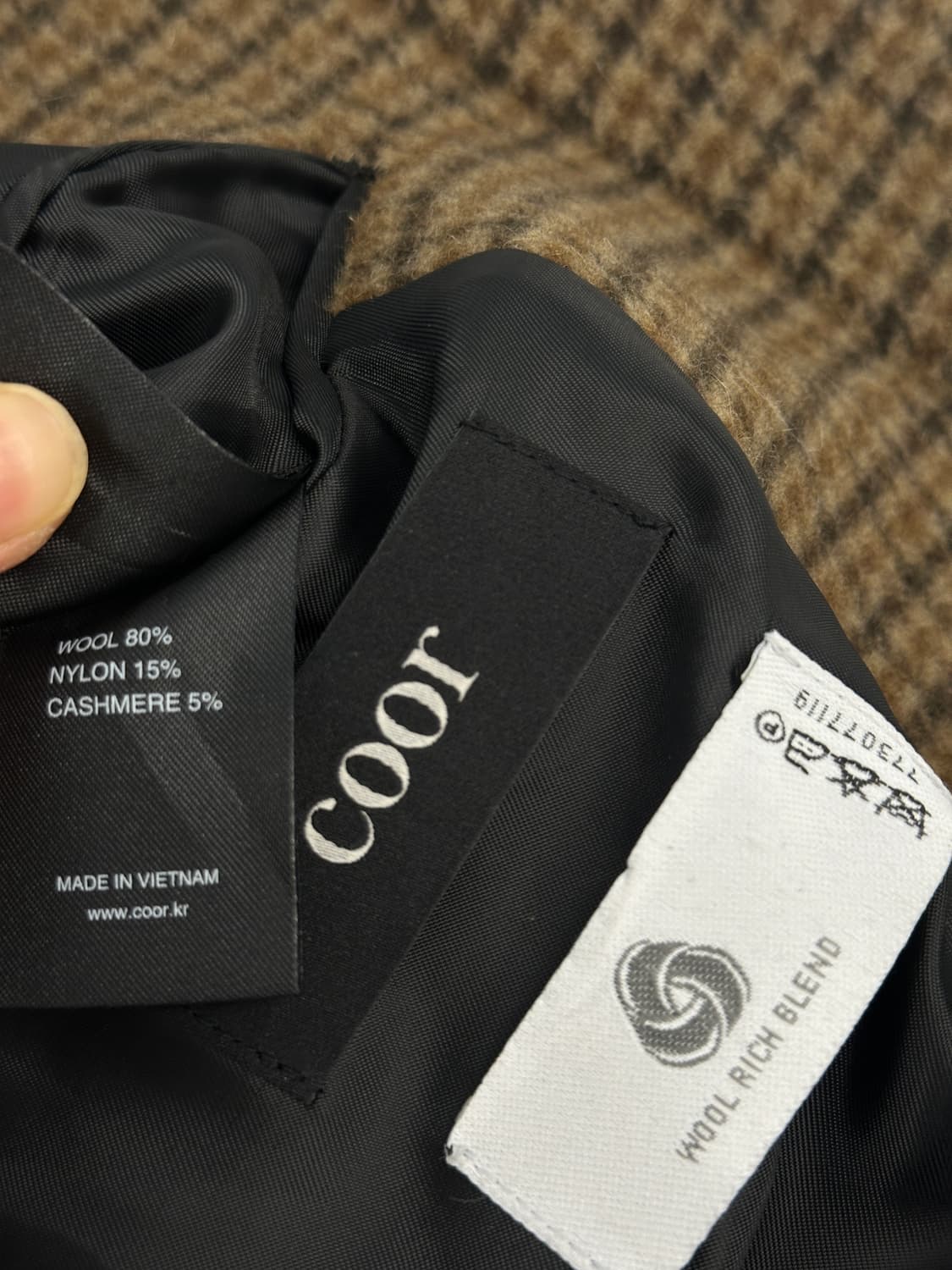 쿠어 발마칸 코트 (M)(cashmere wool ) 상품이미지6