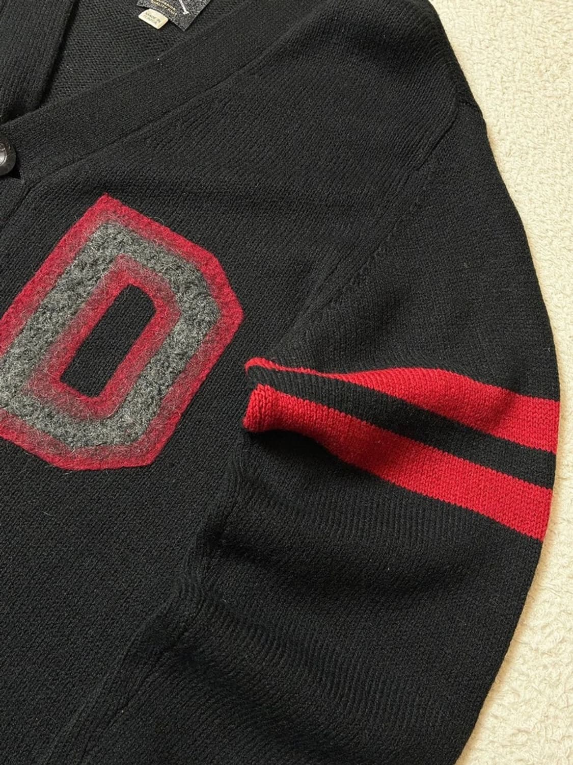 디젤 00's 버진 울 D 로고 니트 가디건 PN7830 상품이미지3