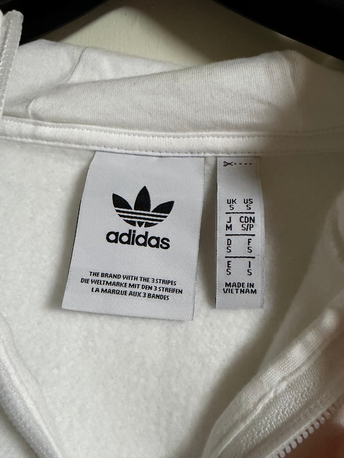 아디다스 불꽃라인 오버핏 아노락후드 S 상품이미지3