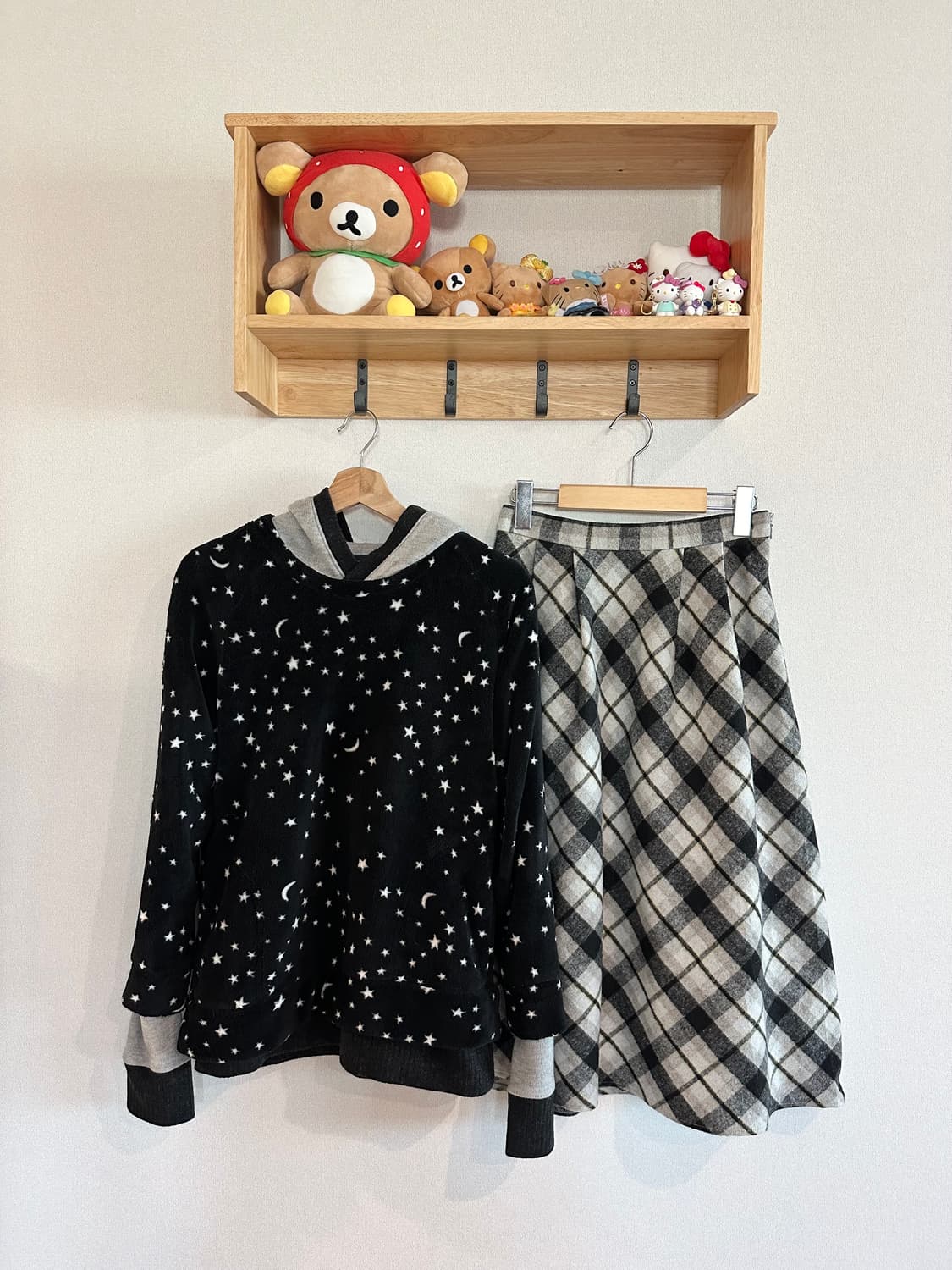 jpn 키치 괴짜 러힙 펑크 레이어드 코디세트 상품이미지1