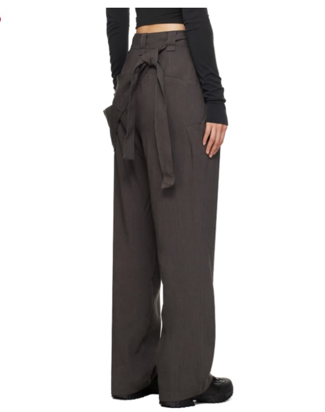 Hyein seo gray belt bag pants 상품이미지2