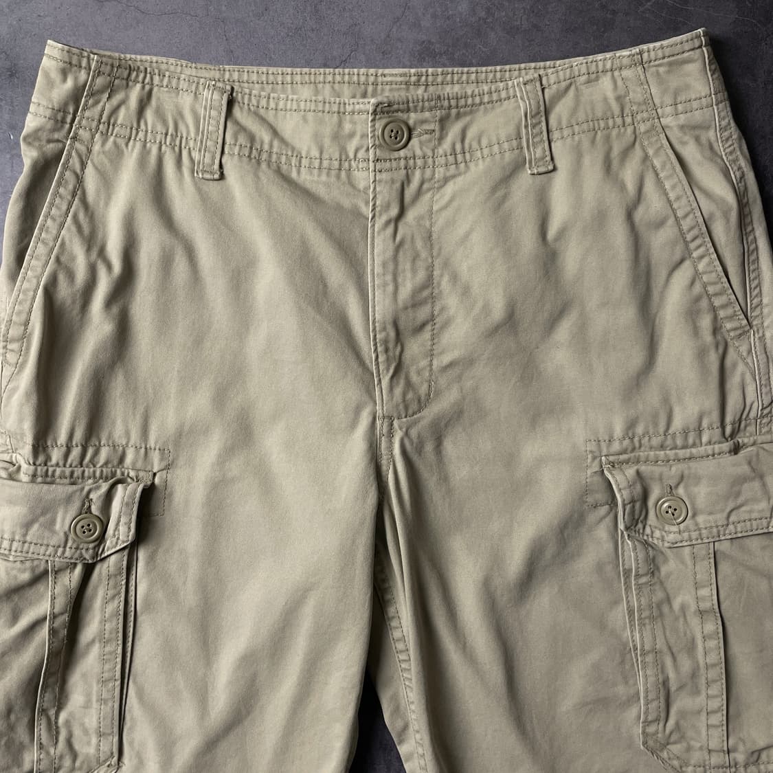 OLD NAVY 올드네이비 베이지 코튼 카고 하프 팬츠 A00765 상품이미지2