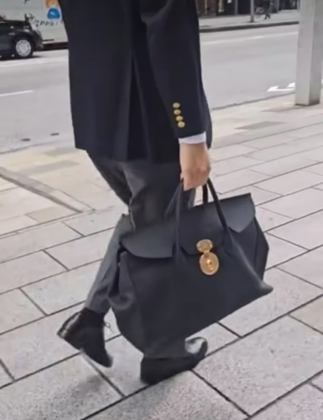 클래식 레더 백 가죽가방 블랙가방 상품이미지1