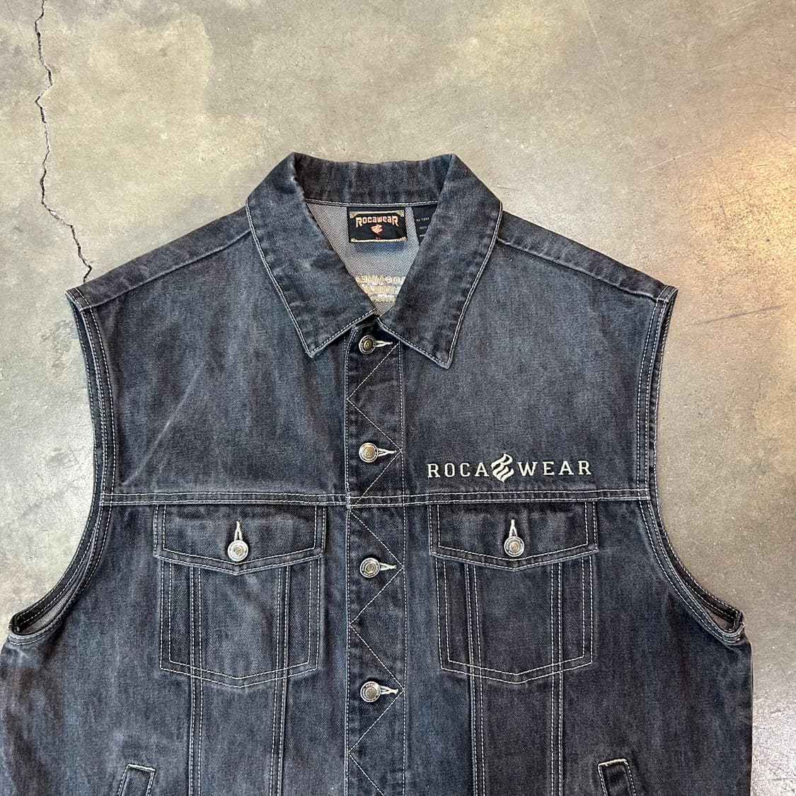 로카웨어 데님 베스트 상품이미지3