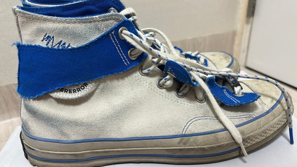 아더에러X컨버스 척 70 하이 화이트 285판매합니다! 상품이미지5