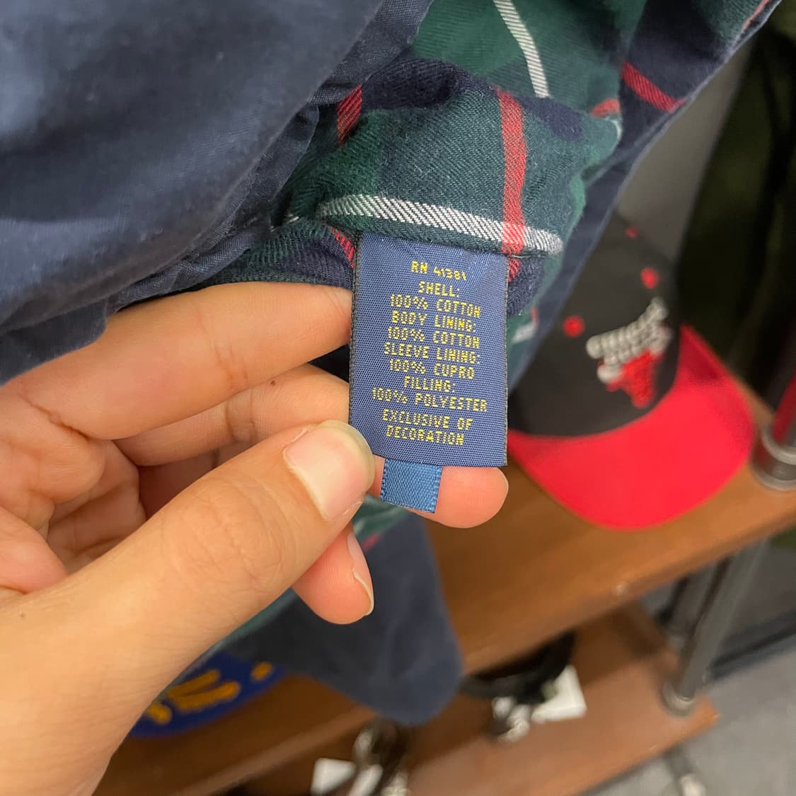 폴로 랄프로렌 신형 라벨 체크 라이닝 스윙탑 블루종 자켓 상품이미지8