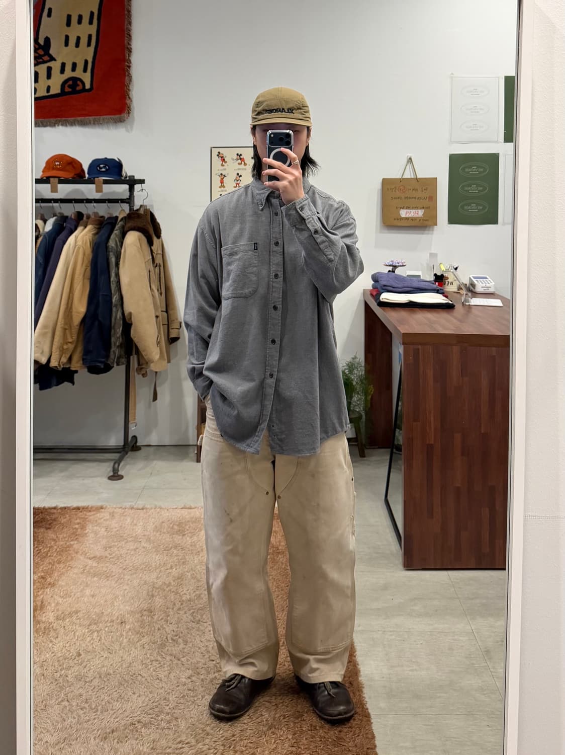 Izod 아이조드 코튼 플란넬 셔츠 상품이미지2