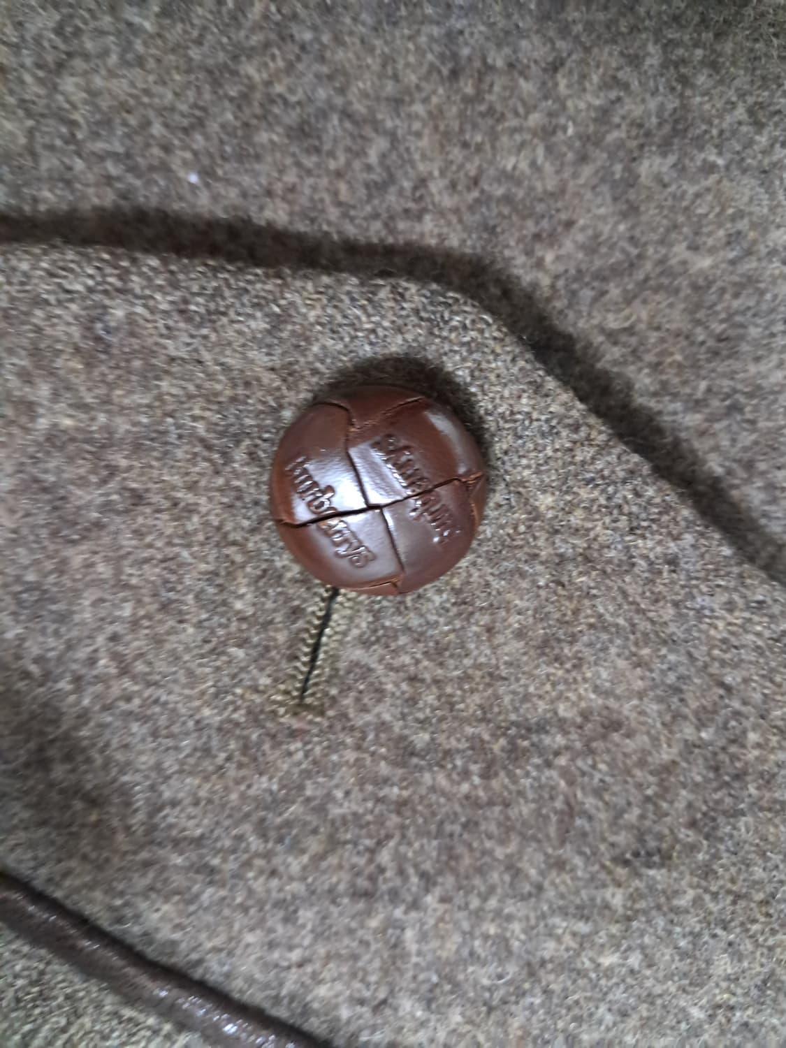 버버리 울브라운 가죽카라 코트 상품이미지4