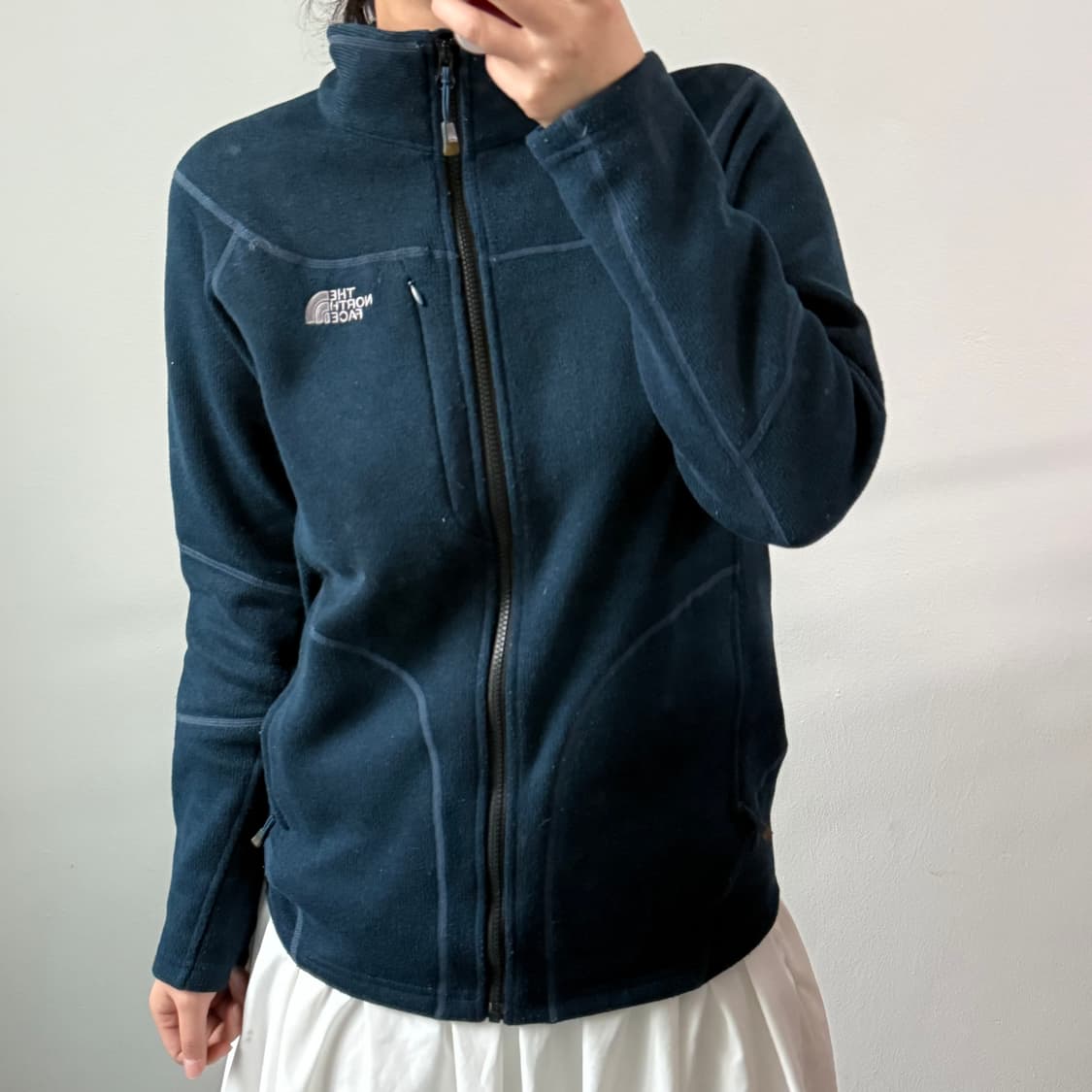 [L] 노스페이스 블루 플리스 집업 상품이미지2