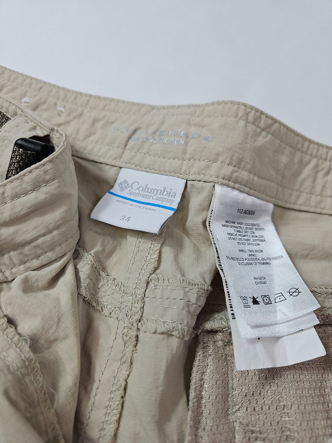 콜롬비아 컬럼비아 무릎 절개 카고 팬츠 바지 빈티지 34 상품이미지5