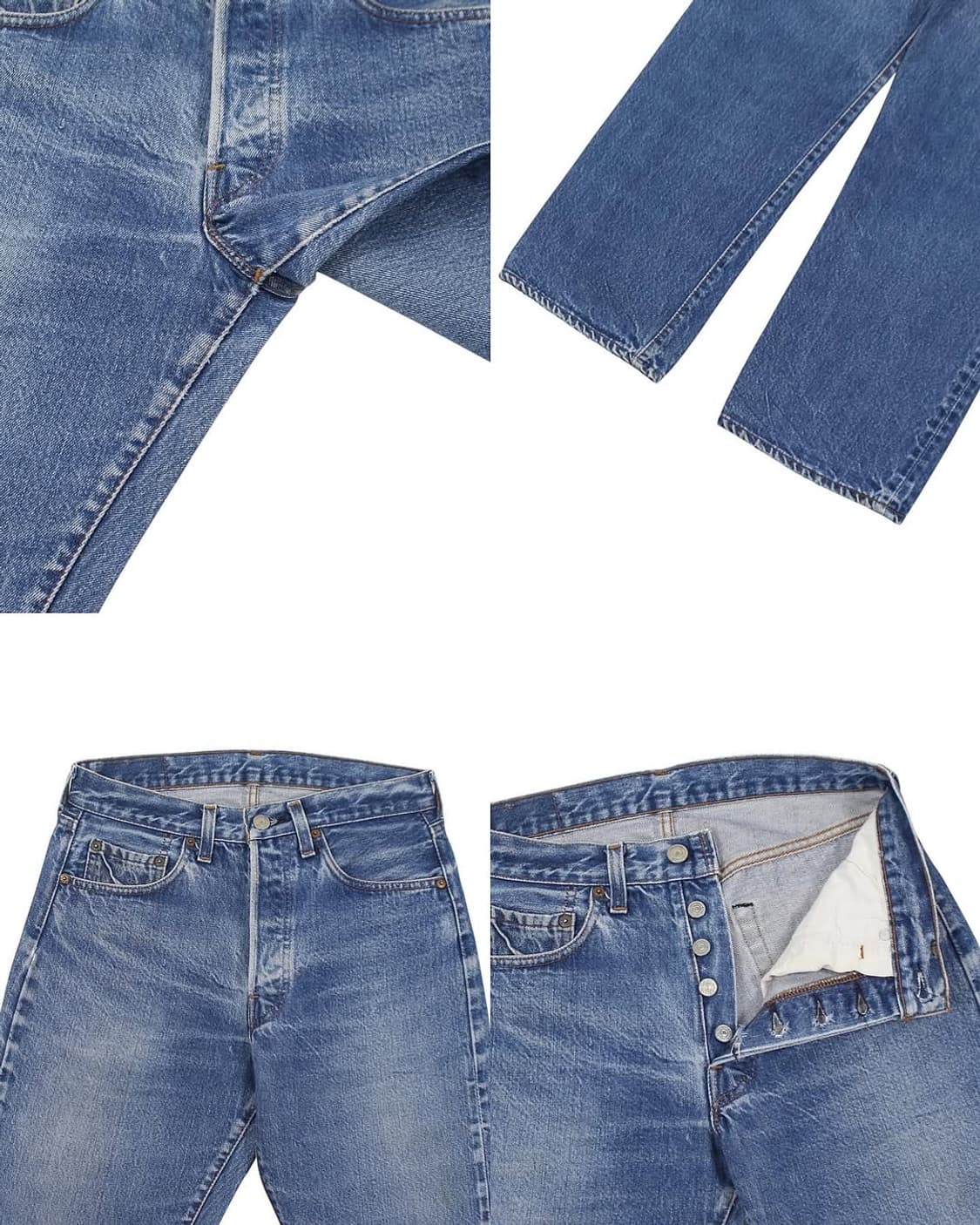 1982 USA 리바이스 501 셀비지 66후기 데님 팬츠 빈티지 미국제 상품이미지8