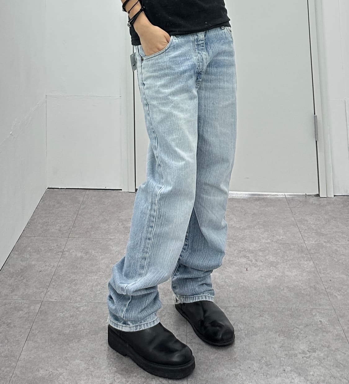 Vintage sagging denim pants 상품이미지3