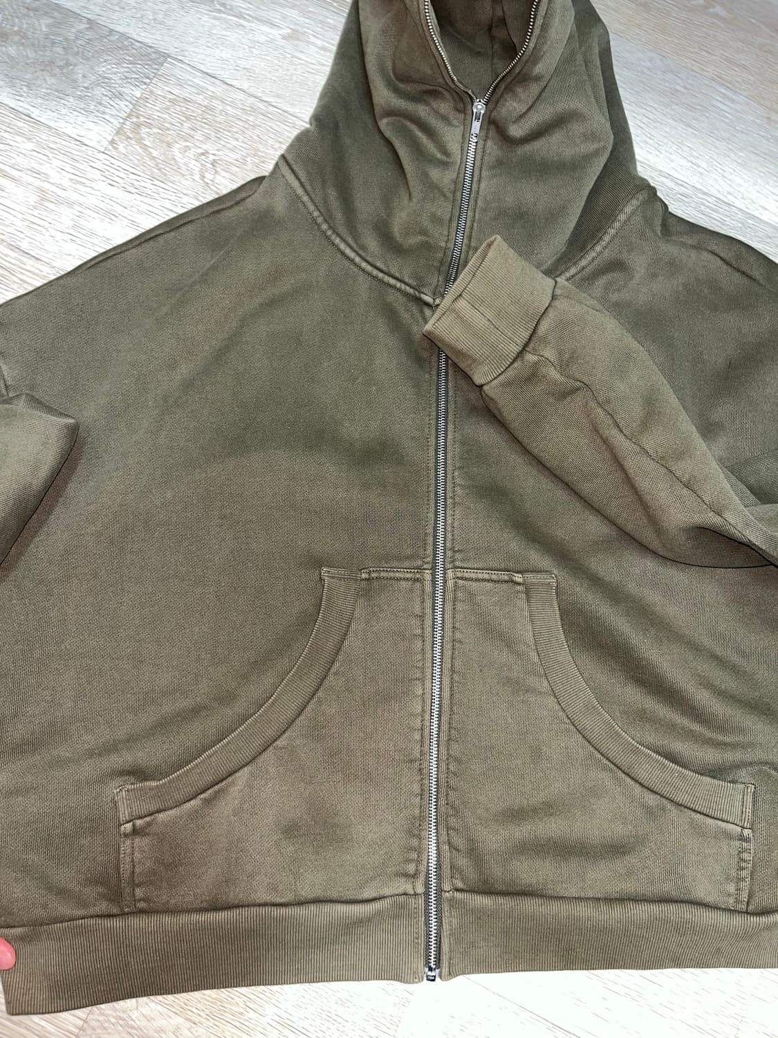 엔타이어스튜디오 풀집업 카키 (L) 상품이미지4