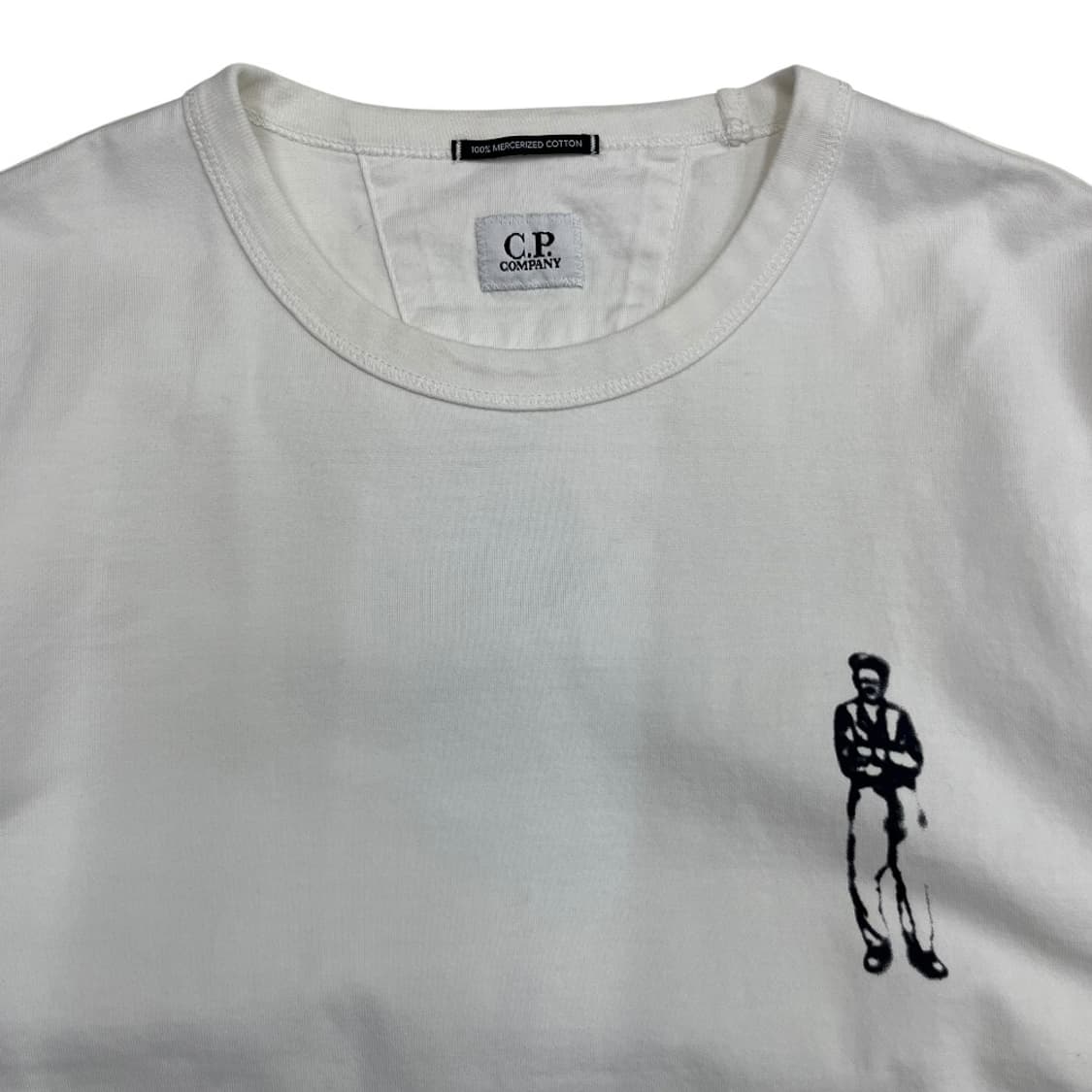 CP컴퍼니 휴먼 프린팅 화이트 반팔 상품이미지5