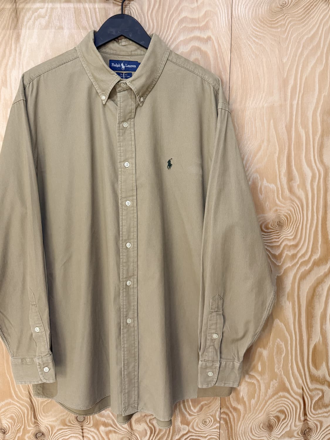 폴로랄프로렌 90‘s 블레이크 코듀로이 베이지 셔츠 상품이미지2