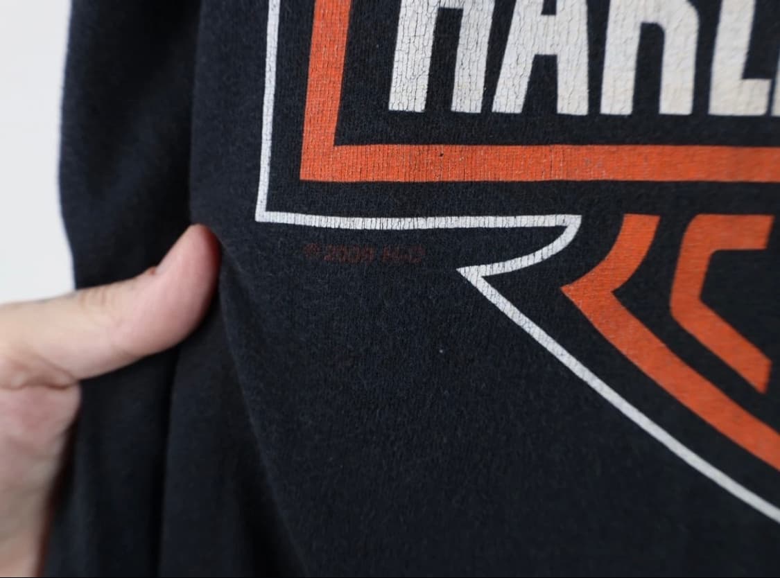 빈티지 할리데이비슨 빅로고 티셔츠 상품이미지4