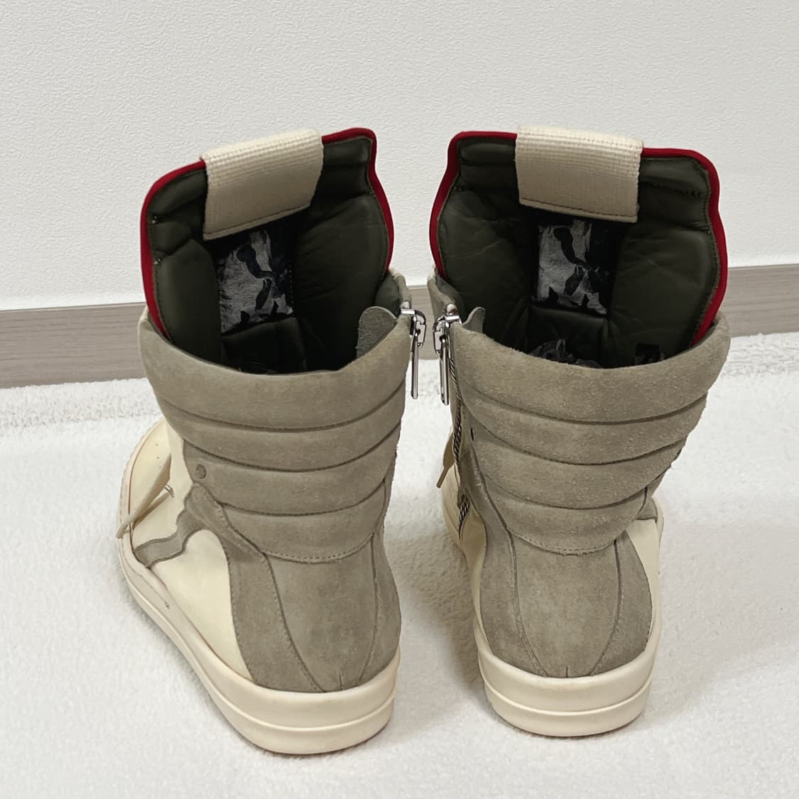 릭오웬스 19FW 지오바스켓 Off-White 밀크 펄 상품이미지4