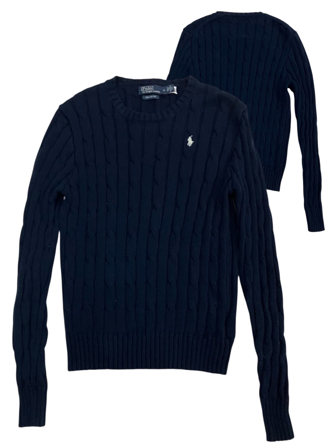 폴로 랄프로렌 네이비 꽈배기 니트 M 상품이미지1
