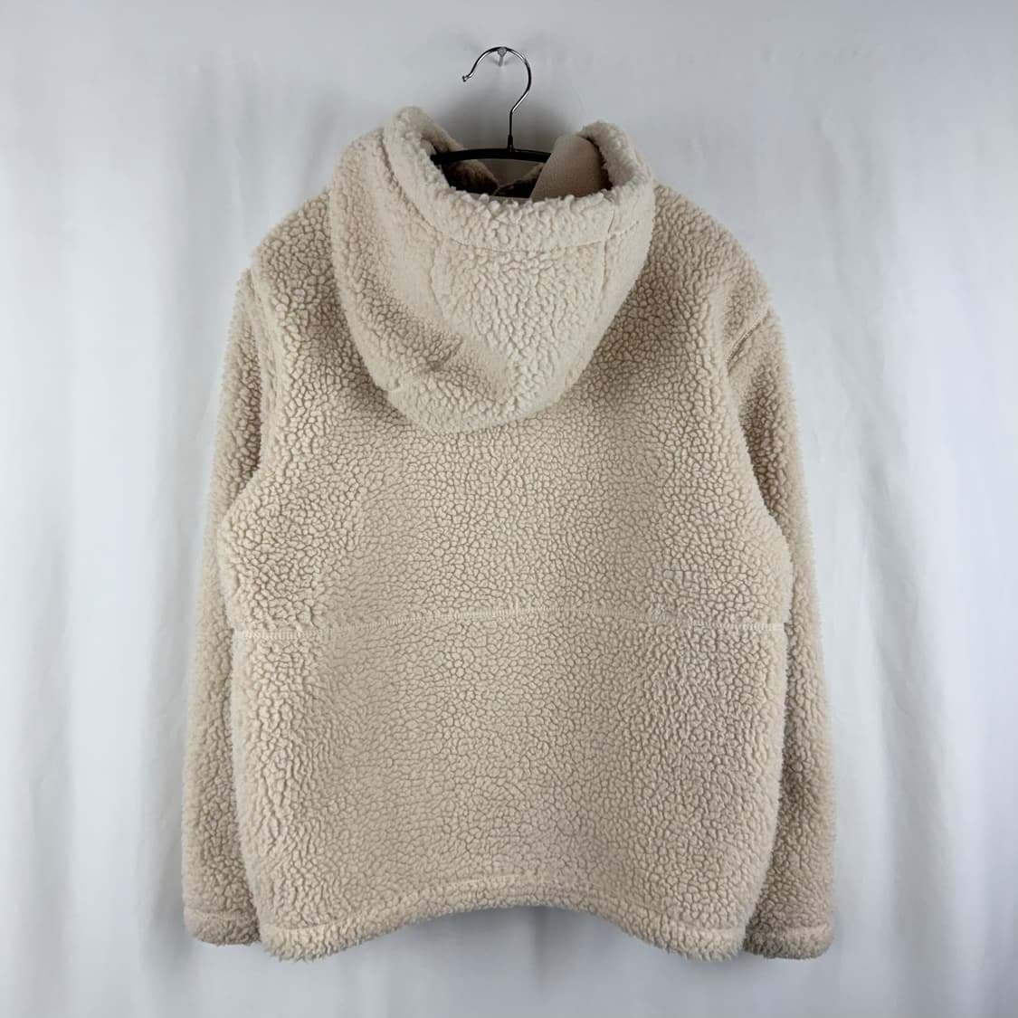 (XS) 폴햄 알레스카 셰르파 양털 후드집업 베이지 상품이미지6