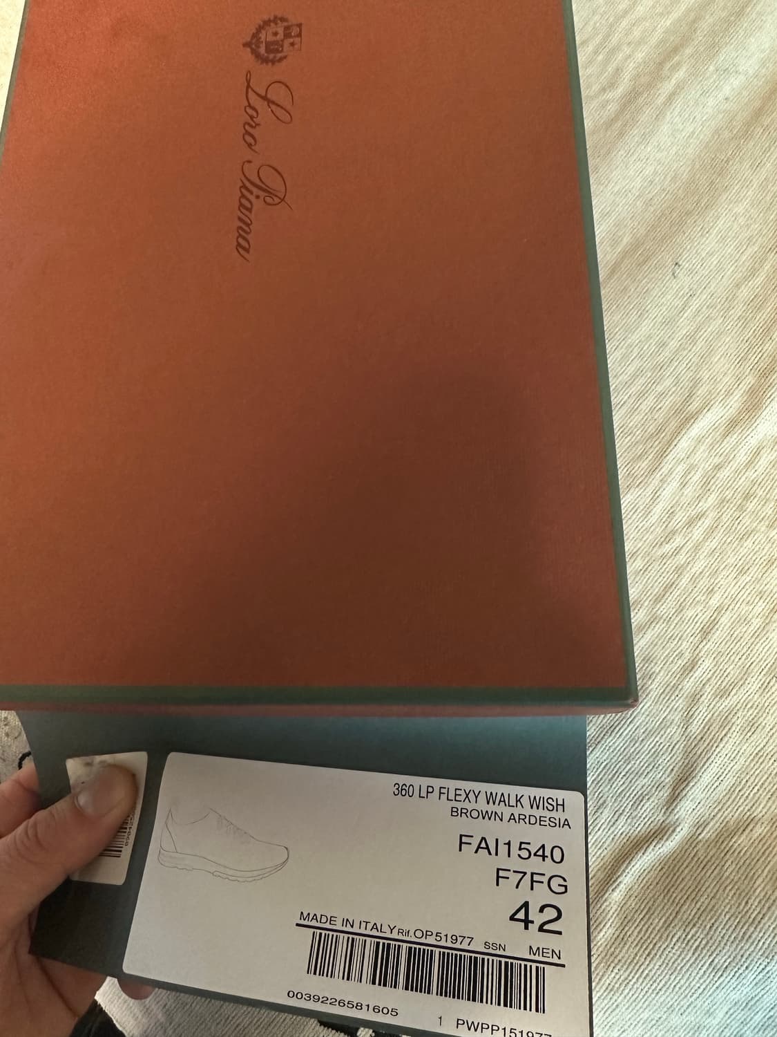 로로피아나 360 LP 플렉시 워크 스니커즈/42사이즈 상품이미지10