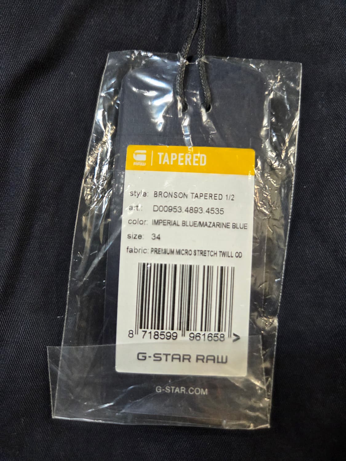 G-Star RAW 네이비 반바지(34)남여공용 상품이미지6