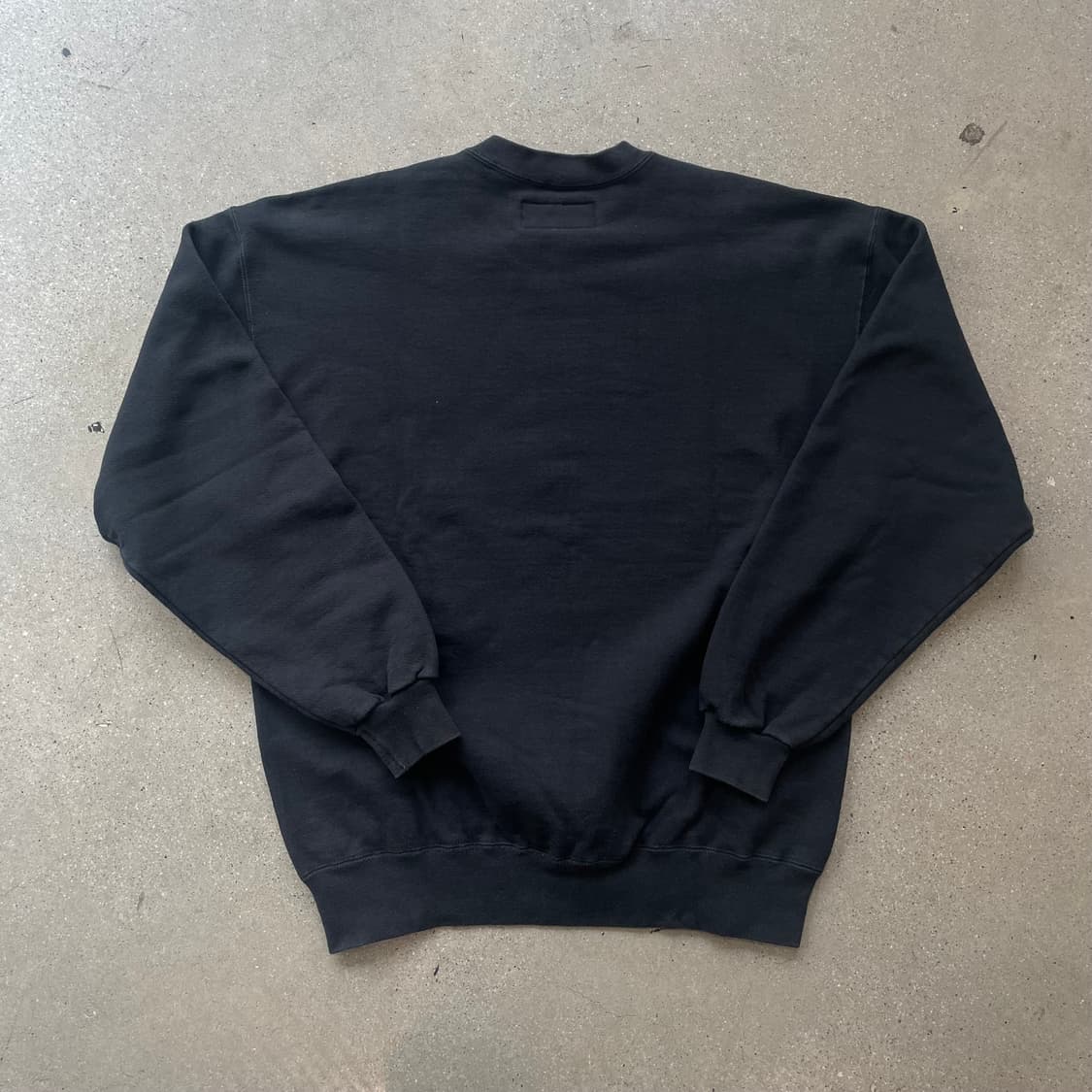 빈티지  러셀 애슬레틱 하이코튼 스웻셔츠 블랙 상품이미지2