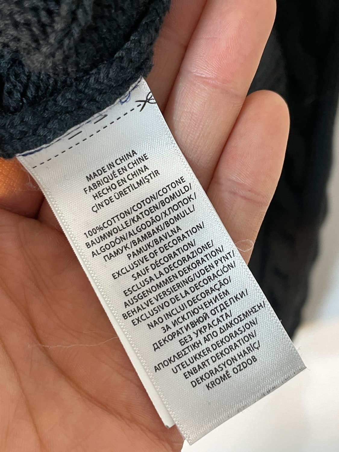 폴로 랄프로렌 블랙 케이블 니트 상품이미지5