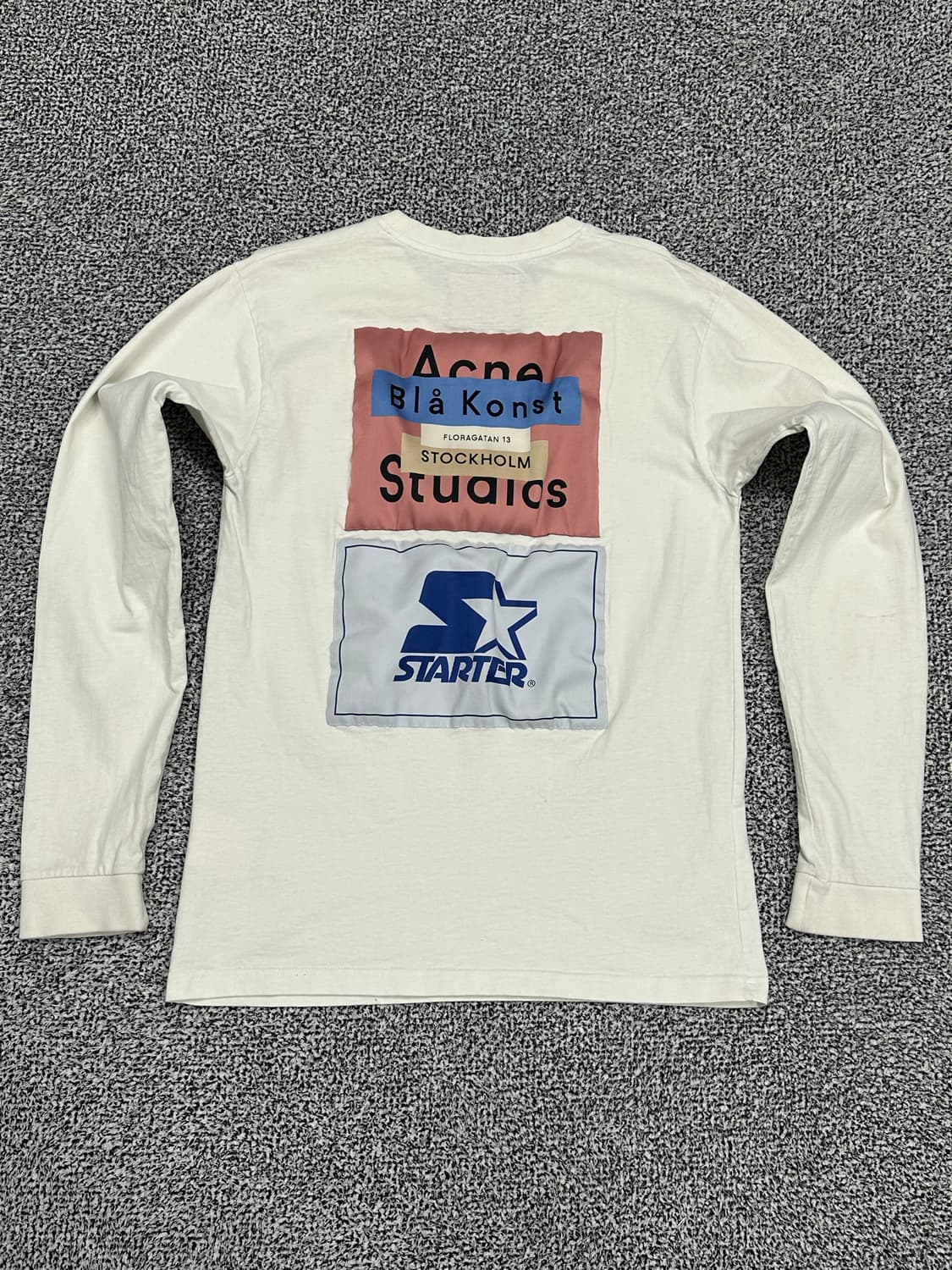 아크네스튜디오 빅로고 롱슬리브 백로고 긴팔 상품이미지5