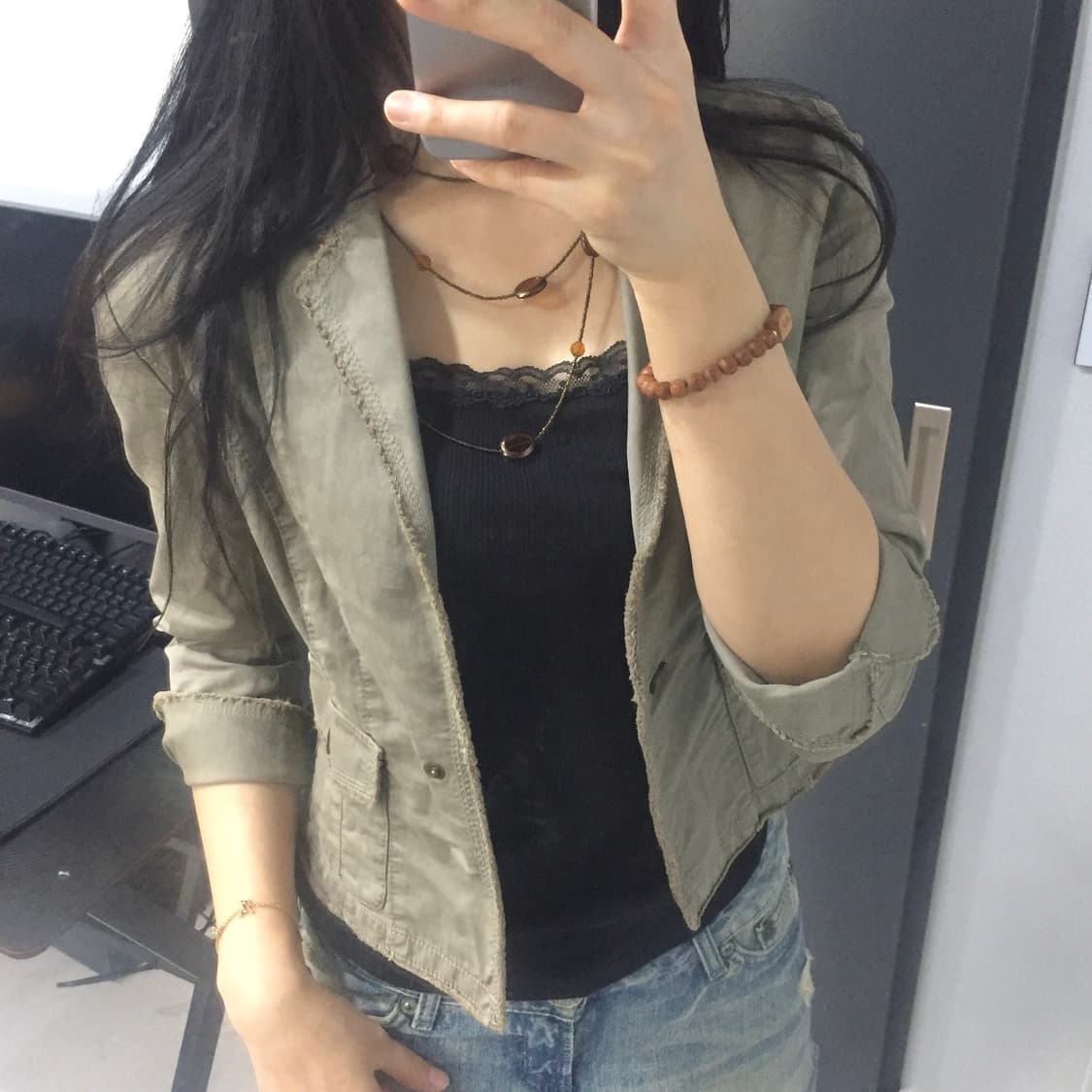 Vigny 로걀 갸루 연카키 자켓 상품이미지2