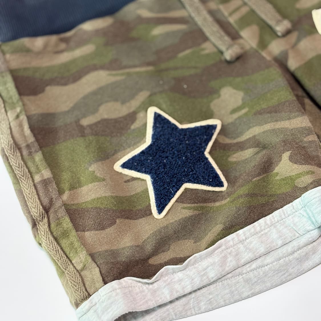 [하이드로겐 x 브론자지] 카모플라쥬 아메리카 패치 스웨트 쇼츠 상품이미지2