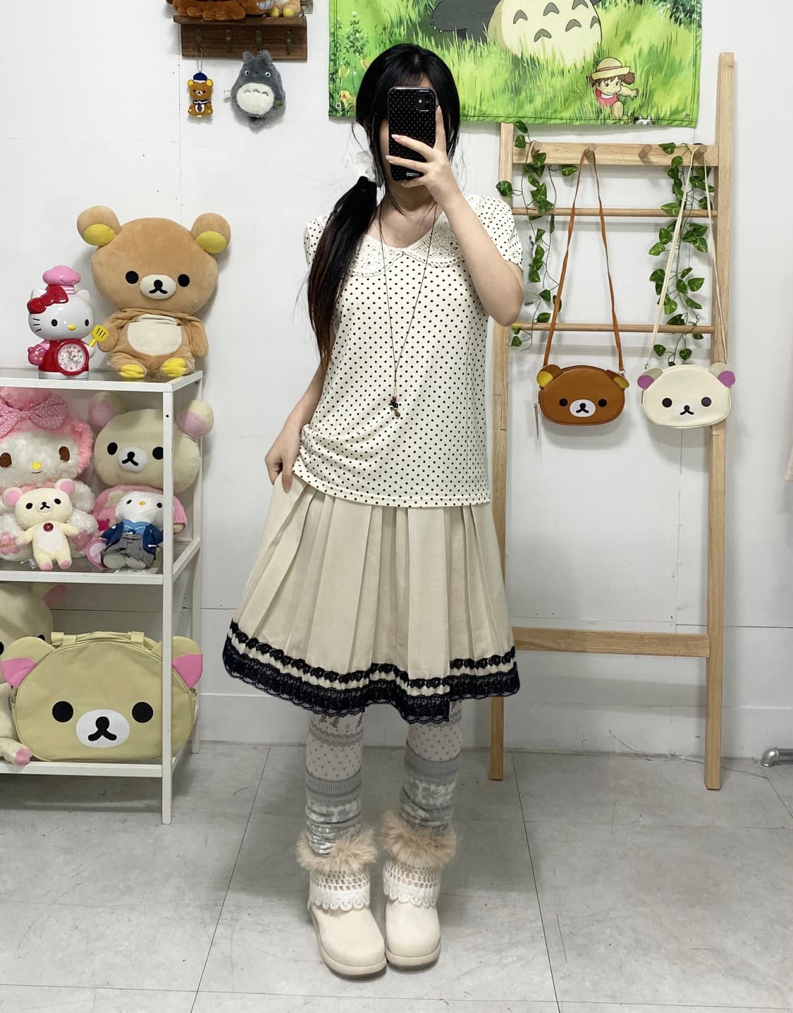 ꒰ঌ 코리락쿠마 도트 세트 ໒꒱ 상품이미지2