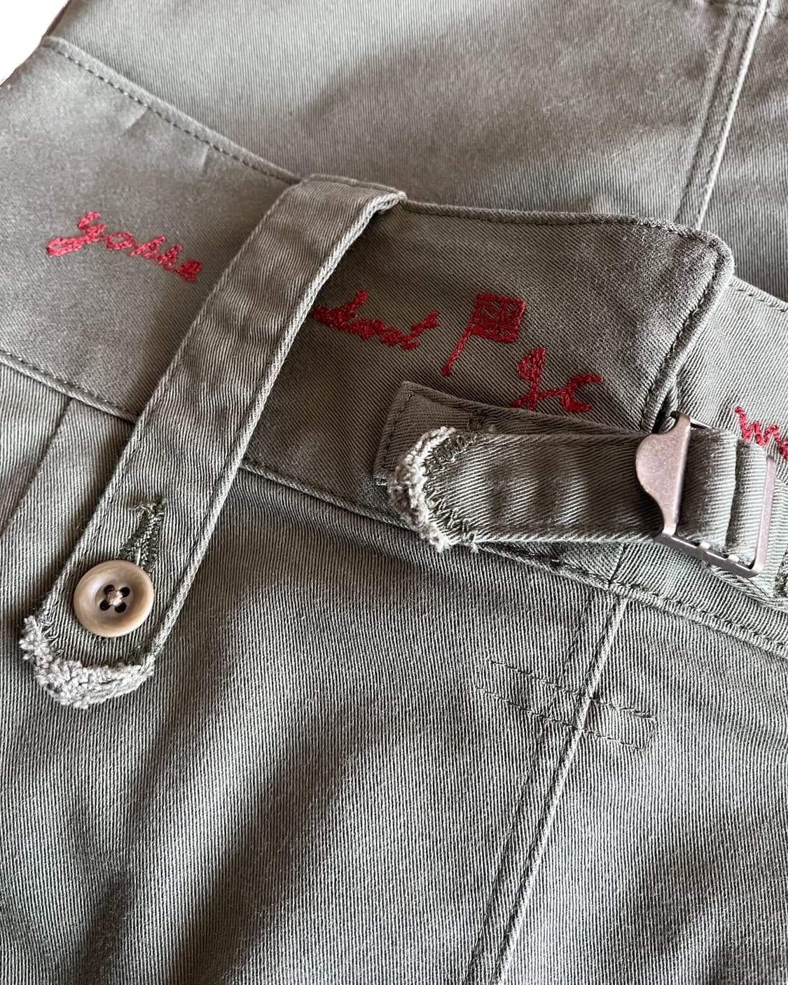 KAPITAL 2015FW Gurkha Embroidered Skirt 상품이미지5