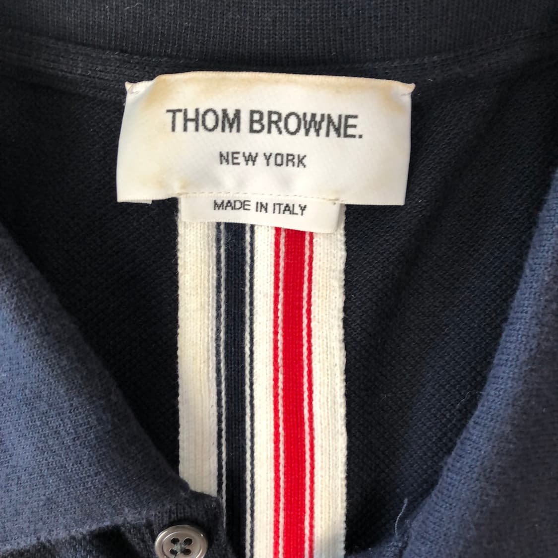 톰브라운 백삼선 카라티  상품이미지7