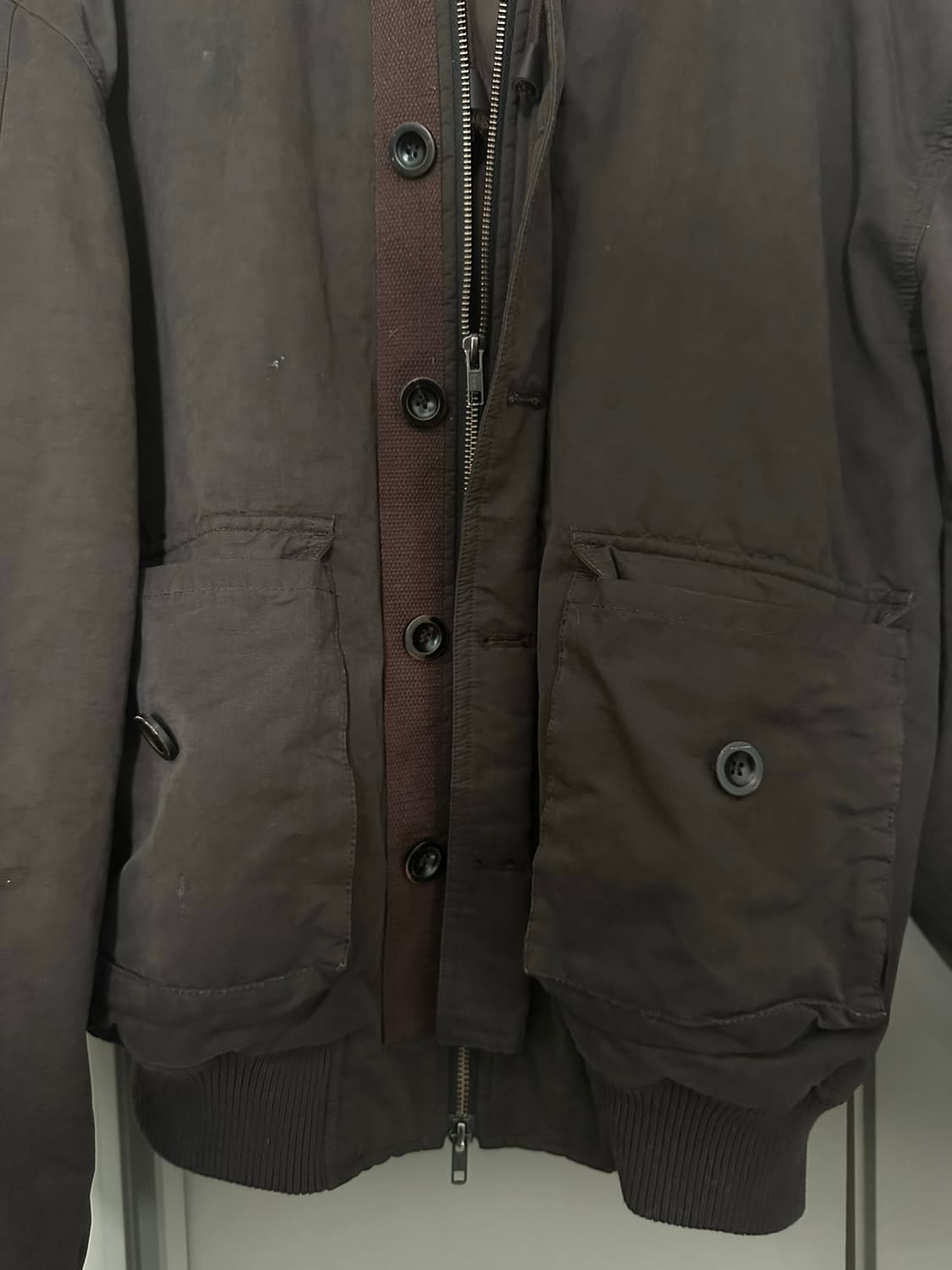 엘무드 디트로이트 후디자켓 다크브라운 상품이미지3