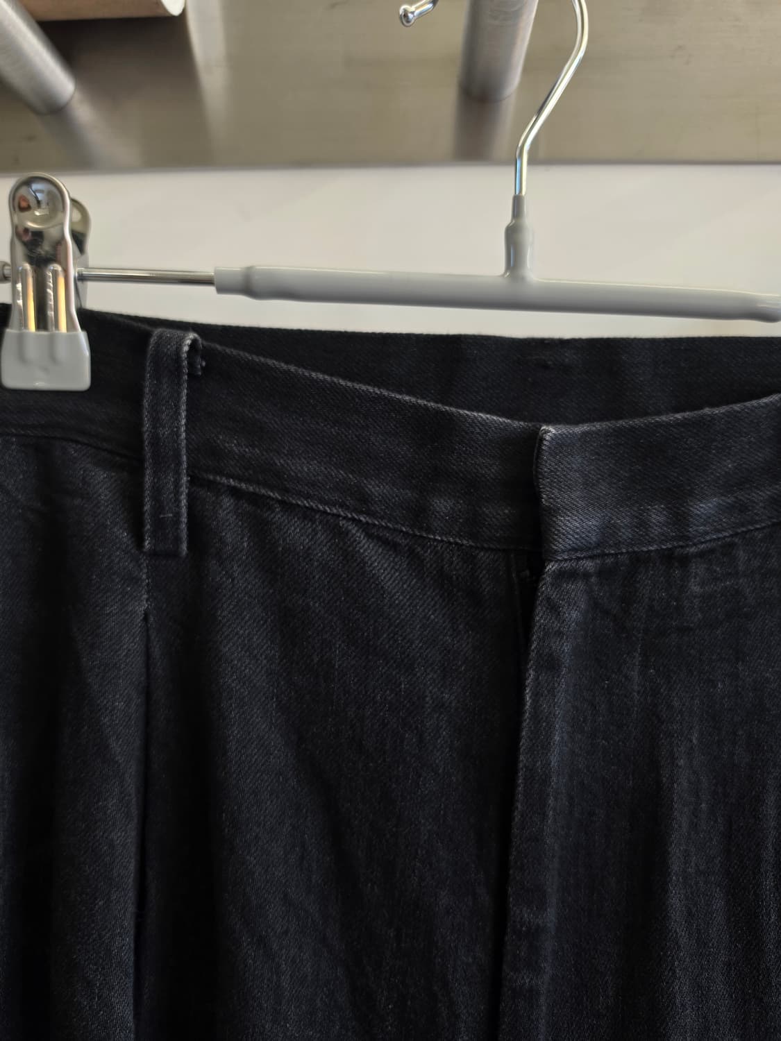 요지 야마모토 와이드 크롭 코튼 팬츠 상품이미지3