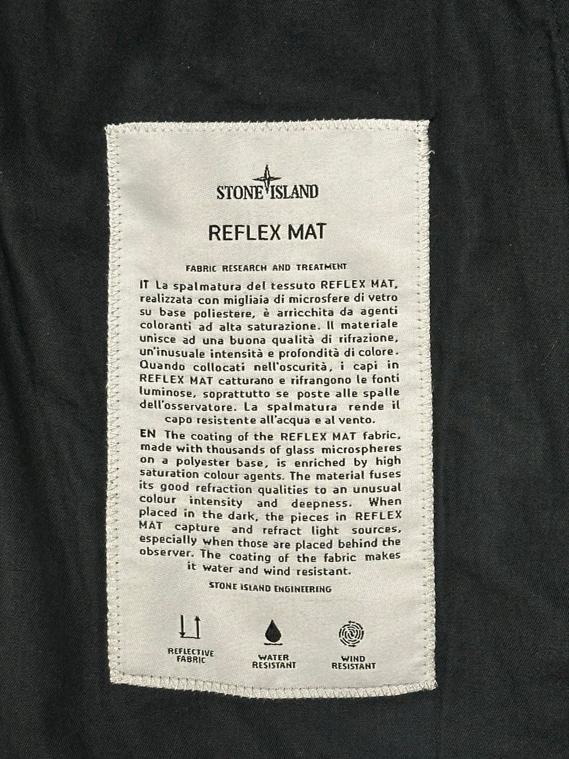 스톤아일랜드 리플렉티브 맷 자켓 L(100-105) 국내판 상품이미지2