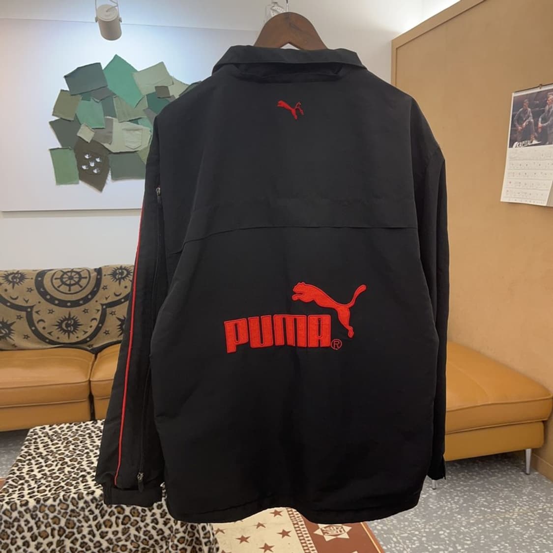 푸마 올드스쿨 빈티지 스포티 오버핏 바람막이 자켓 110 C08843 상품이미지4