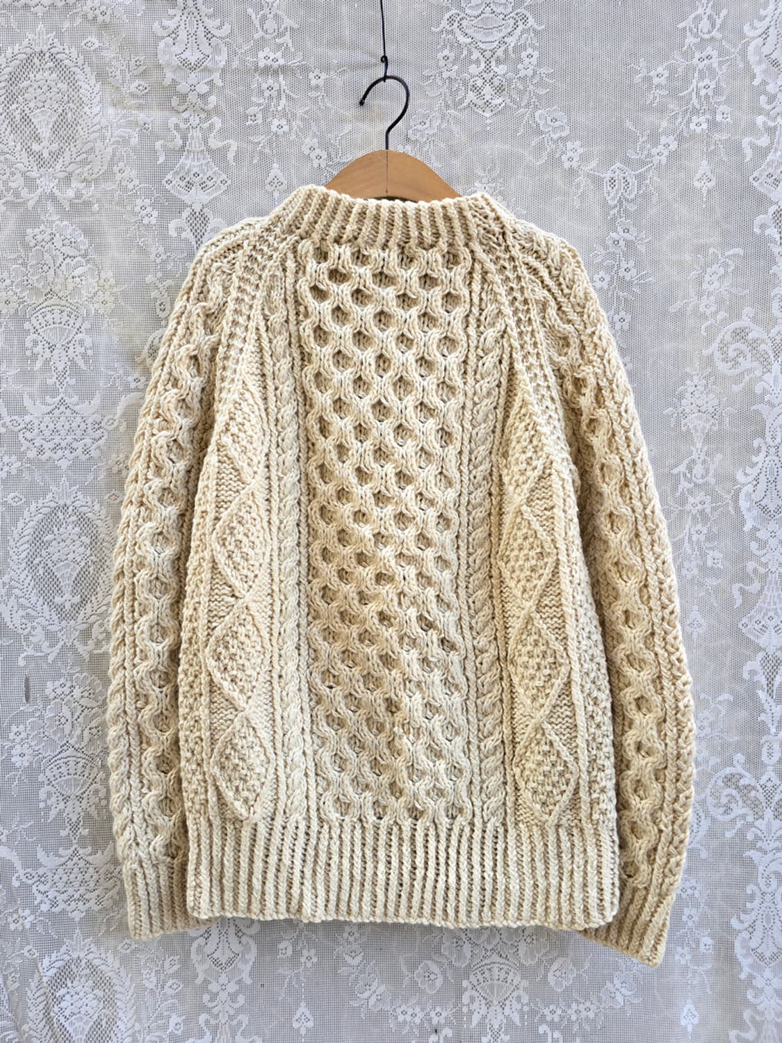 80-90s 아일랜드 피셔맨 니트 상품이미지5